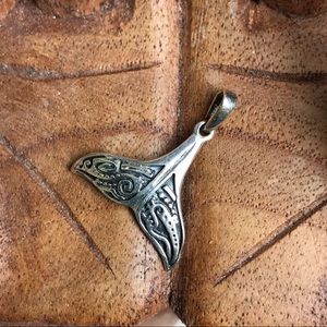 Sterling Silver Mermaid Tail Pendant